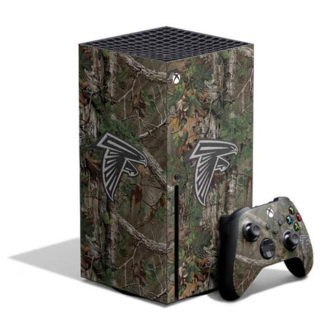 NFL Atlanta Falcons Realtree Xtra Green Camo Xbox Series X Skins
