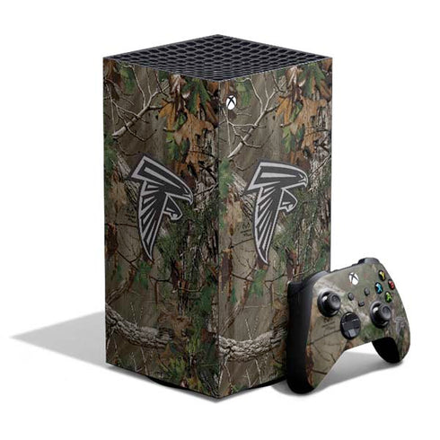 NFL Atlanta Falcons Realtree Xtra Green Camo XBox Series X Digital Edition Bundle Skin