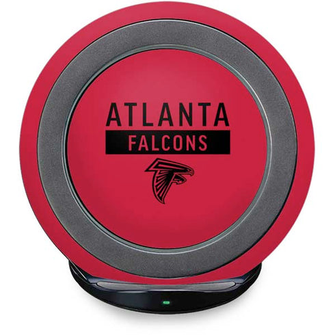 NFL Atlanta Falcons Red Performance Series Fast Charge Wireless Charging Stand Skin