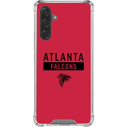 NFL Atlanta Falcons Red Performance Series Galaxy A17 Clear Case