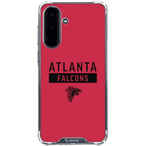 NFL Atlanta Falcons Red Performance Series Galaxy A36 5G Clear Case