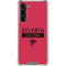 NFL Atlanta Falcons Red Performance Series Galaxy S24 FE Clear Case