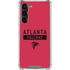 NFL Atlanta Falcons Red Performance Series Galaxy S24 FE Clear Case