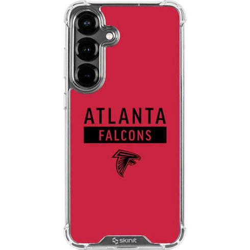 NFL Atlanta Falcons Red Performance Series Galaxy S26 Plus Clear Case