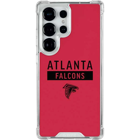 NFL Atlanta Falcons Red Performance Series Galaxy S26 Ultra Clear Case