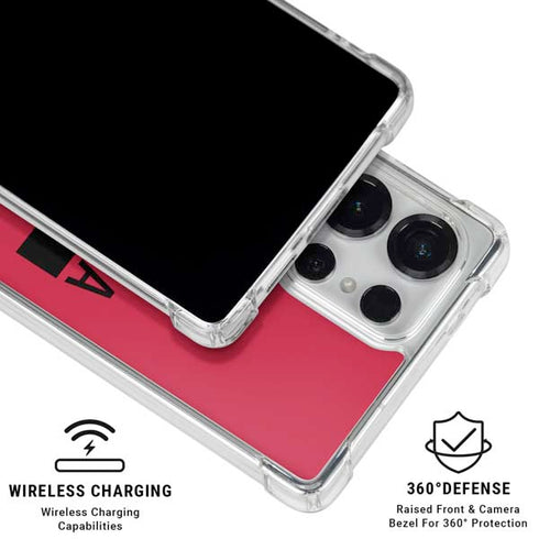 NFL Atlanta Falcons Red Performance Series Galaxy S26 Ultra Clear Case