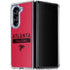 NFL Atlanta Falcons Red Performance Series Galaxy Z Fold5 5G Clear Case