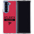 NFL Atlanta Falcons Red Performance Series Galaxy Z Fold6 Clear Case
