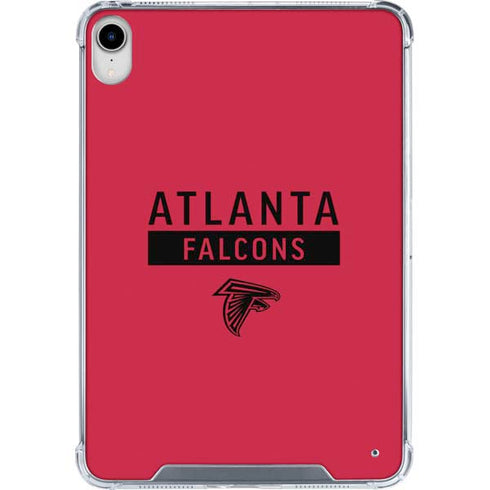 NFL Atlanta Falcons Red Performance Series iPad 11th Gen (2025) Clear Case