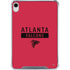 NFL Atlanta Falcons Red Performance Series iPad 11th Gen (2025) Clear Case