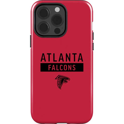 NFL Atlanta Falcons Red Performance Series iPhone 15 Pro Impact Case