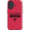 NFL Atlanta Falcons Red Performance Series iPhone 16 Impact Case