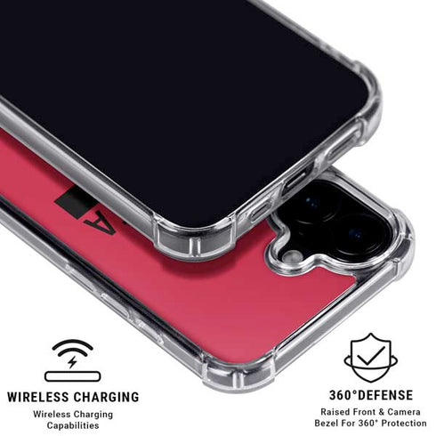 NFL Atlanta Falcons Red Performance Series iPhone 16 MagSafe Case
