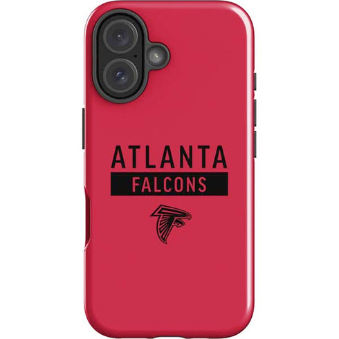 NFL Atlanta Falcons Red Performance Series iPhone 16 Plus Impact Case