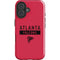 NFL Atlanta Falcons Red Performance Series iPhone 16 Plus Impact Case