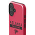 NFL Atlanta Falcons Red Performance Series iPhone 16 Plus Impact Case