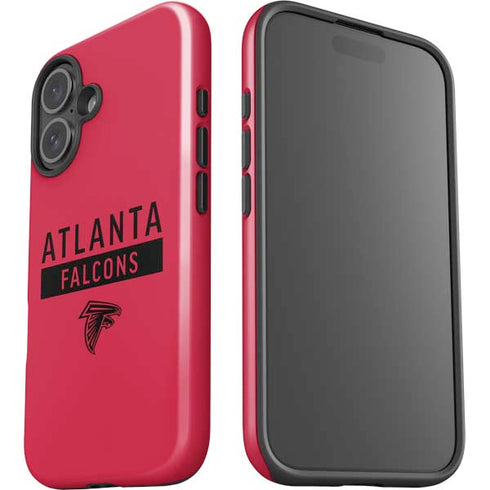 NFL Atlanta Falcons Red Performance Series iPhone 16 Plus Impact Case