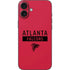 NFL Atlanta Falcons Red Performance Series iPhone 16 Plus Skin
