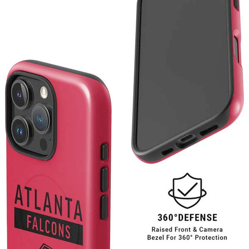 NFL Atlanta Falcons Red Performance Series iPhone 16 Pro Magsafe Impact Case