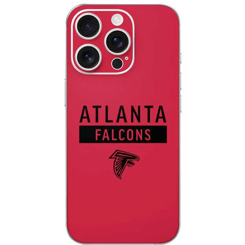 NFL Atlanta Falcons Red Performance Series iPhone 16 Pro Skin