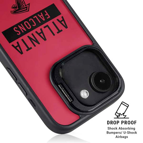 NFL Atlanta Falcons Red Performance Series iPhone 16e Kickstand Case