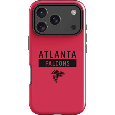 NFL Atlanta Falcons Red Performance Series iPhone 18 Pro Impact Case