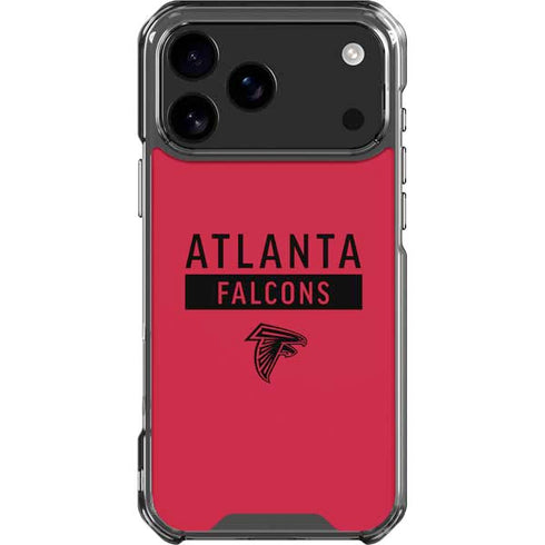 NFL Atlanta Falcons Red Performance Series iPhone 18 Pro Max Clear Case