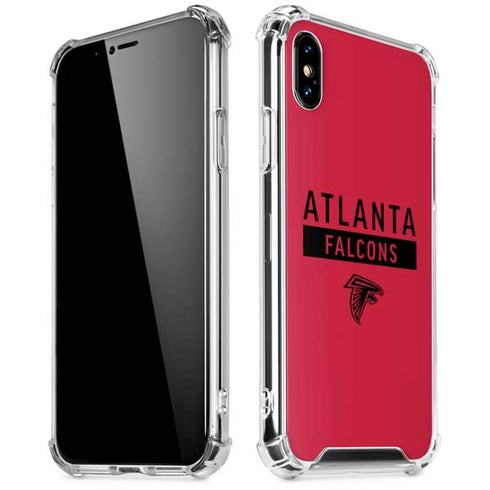 NFL Atlanta Falcons Red Performance Series iPhone X/XS Clear Case