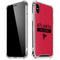NFL Atlanta Falcons Red Performance Series iPhone X/XS Clear Case