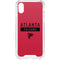 NFL Atlanta Falcons Red Performance Series iPhone XS Clear Case