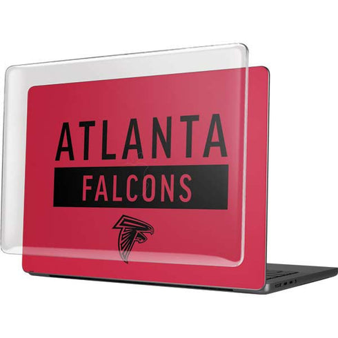 NFL Atlanta Falcons Red Performance Series MacBook Pro 14in (2021-24) Case plus Skin