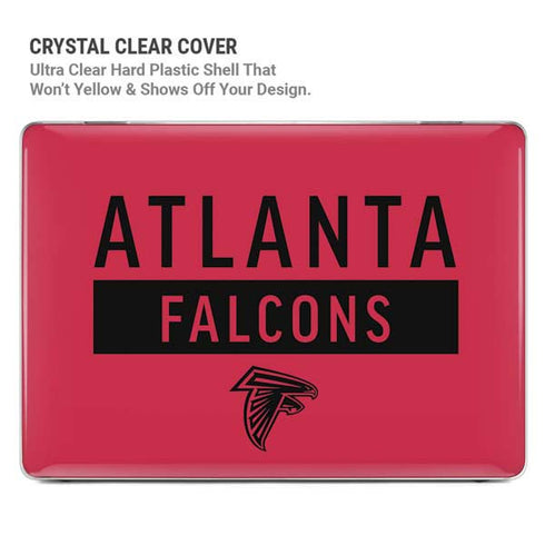 NFL Atlanta Falcons Red Performance Series MacBook Pro 14in (2021-24) Case plus Skin