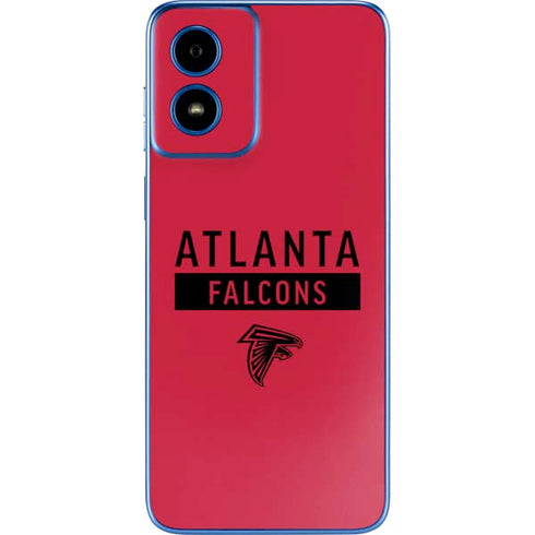 NFL Atlanta Falcons Red Performance Series Moto G Play 4G (2024) Skin