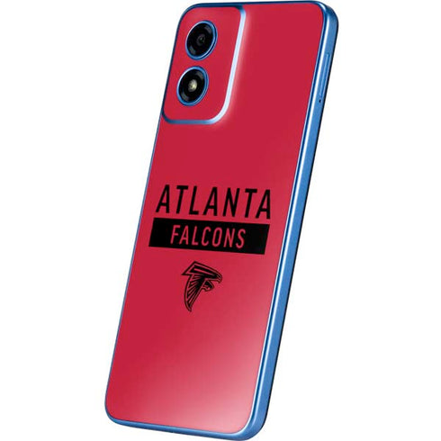 NFL Atlanta Falcons Red Performance Series Moto G Play 4G (2024) Skin