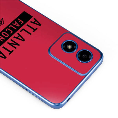 NFL Atlanta Falcons Red Performance Series Moto G Play 4G (2024) Skin