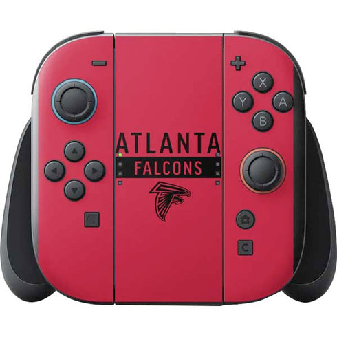 NFL Atlanta Falcons Red Performance Series Nintendo Switch 2 (2025) with Joy-Con Skin