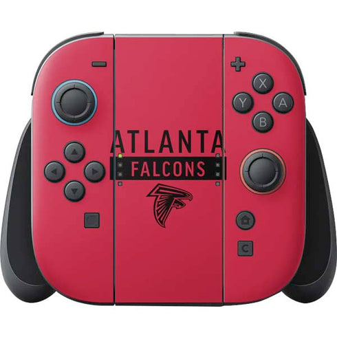 NFL Atlanta Falcons Red Performance Series Nintendo Skins