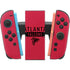 NFL Atlanta Falcons Red Performance Series Nintendo Switch 2 (2025) Joy-Con Controller Skin