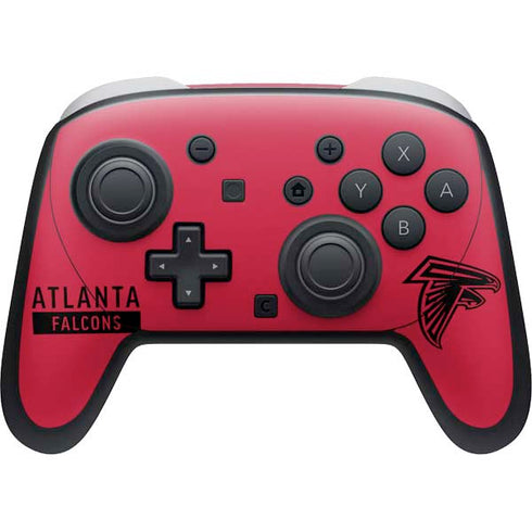 NFL Atlanta Falcons Red Performance Series Nintendo Switch 2 (2025) Pro Controller Skin