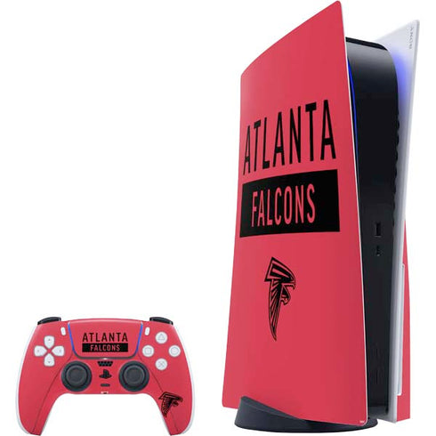 NFL Atlanta Falcons Red Performance Series PlayStation PS5 Skins