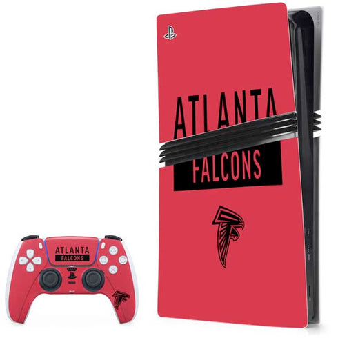 NFL Atlanta Falcons Red Performance Series PlayStation PS5 Skins