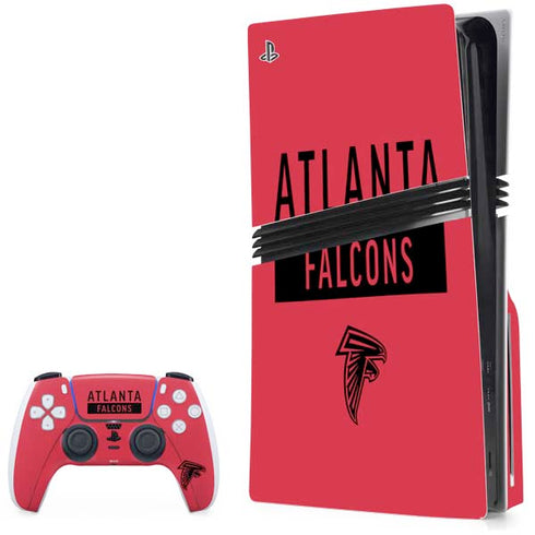 NFL Atlanta Falcons Red Performance Series PlayStation PS5 Skins