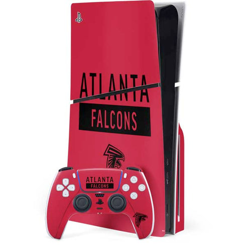 NFL Atlanta Falcons Red Performance Series PlayStation PS5 Skins