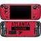NFL Atlanta Falcons Red Performance Series Steam Deck Handheld Gaming Computer OLED Skin