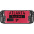 NFL Atlanta Falcons Red Performance Series Steam Deck Handheld Gaming Computer OLED Skin