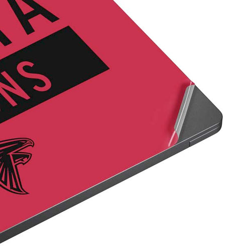 NFL Atlanta Falcons Red Performance Series Surface Laptop 7 13.8in Skin