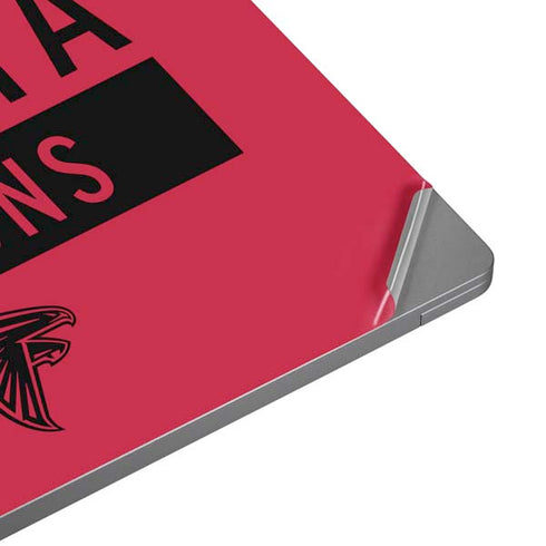 NFL Atlanta Falcons Red Performance Series Laptop Skins