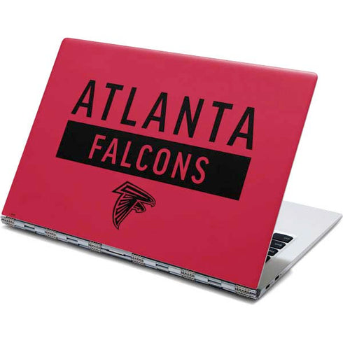 NFL Atlanta Falcons Red Performance Series Yoga 910 2-in-1 14in Touch-Screen Skin