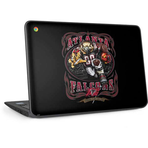 Liquid Blue NFL Atlanta Falcons Running Back HP Chromebook Skin