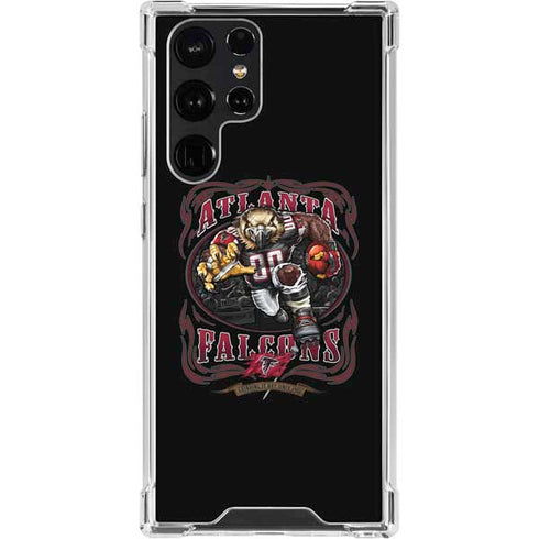 Liquid Blue NFL Atlanta Falcons Running Back Galaxy S23 Ultra Clear Case